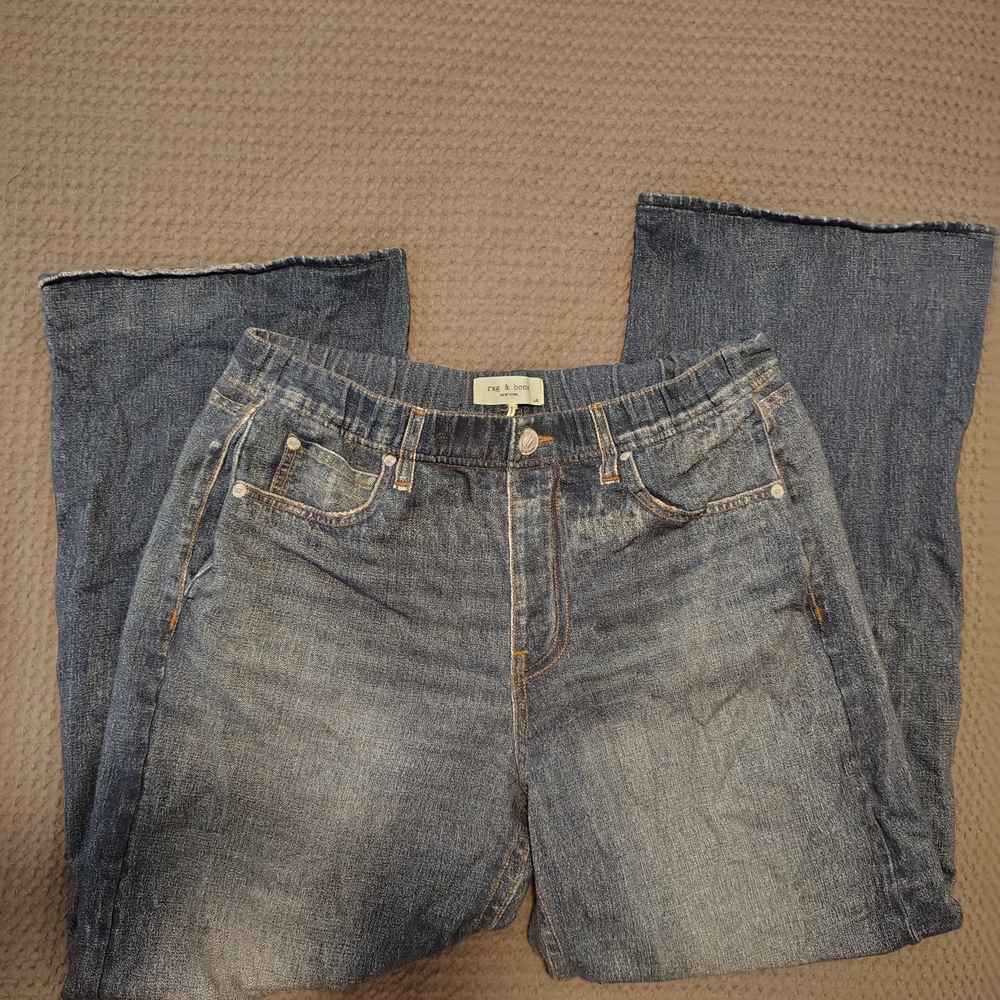 rag & bone Terry Cloth Wide Leg